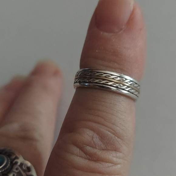 925 Jewelry - Spinner ring 925
